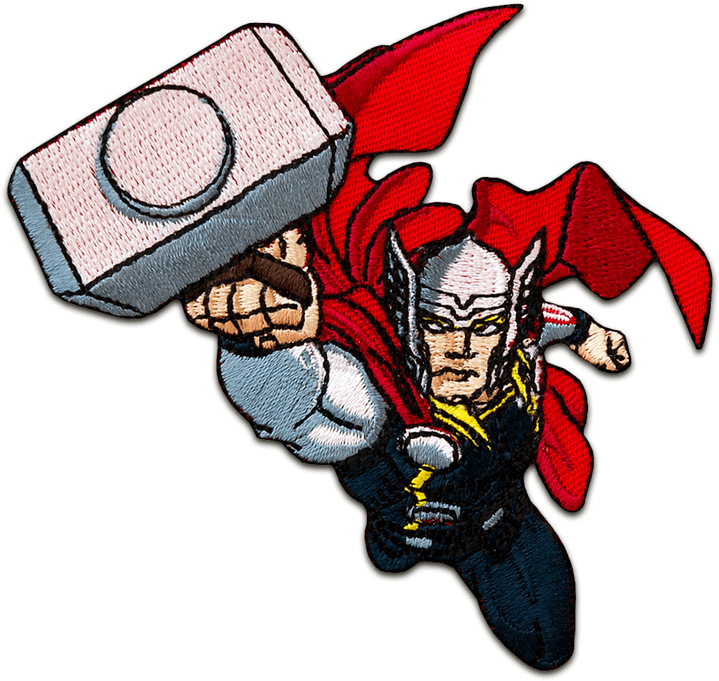 Marvel Avengers Thor Comico Bambini Colorato - Thor Clipart (1031x977), Png Download