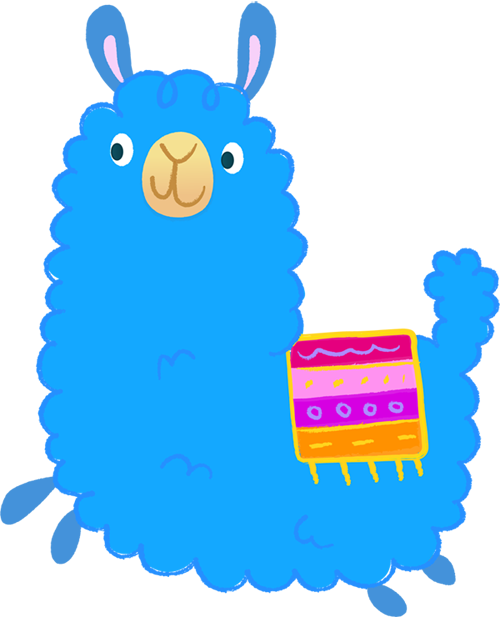 Pacca Alpaca Clipart (500x617), Png Download