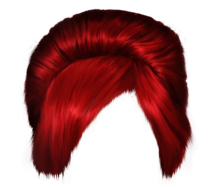 Red Hair Transparent Background Clipart (700x875), Png Download