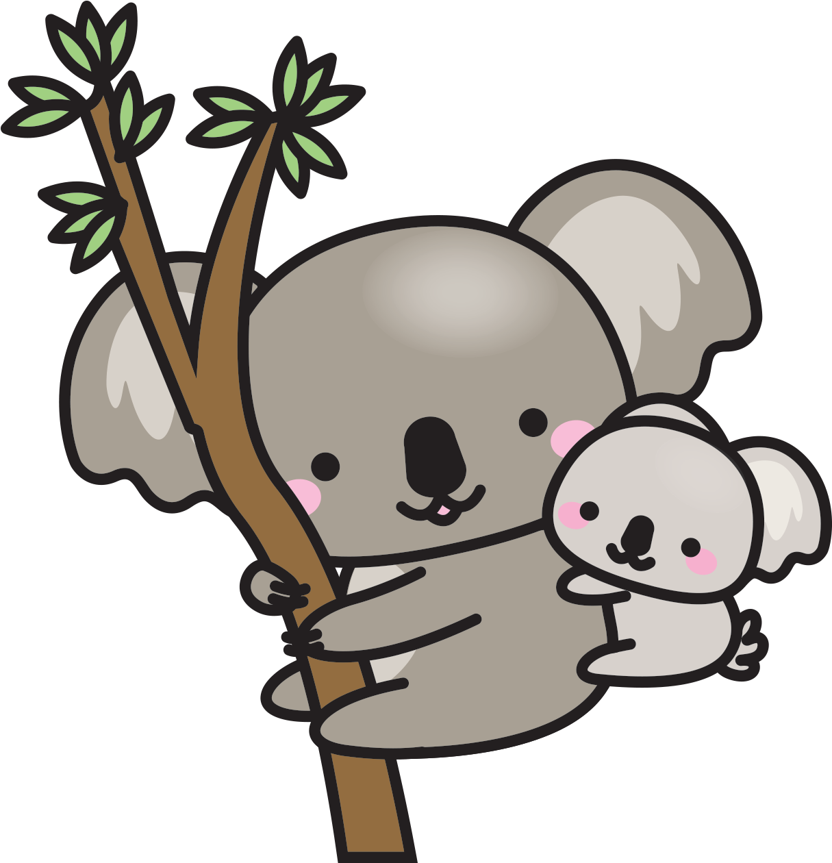 We Will Be Selling Pens, Pencils, Erasers, Notebooks, - Easy Cute Koala Drawing Clipart (1215x1260), Png Download