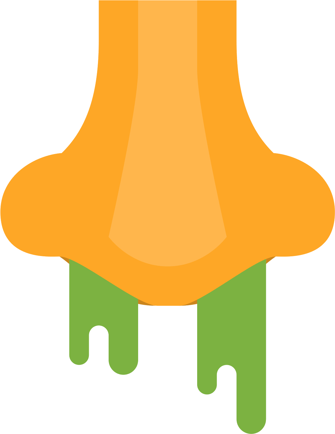 Runny Nose Transparent & Png Clipart Free Download - Transparent Runny Nose Clipart (1600x1600), Png Download