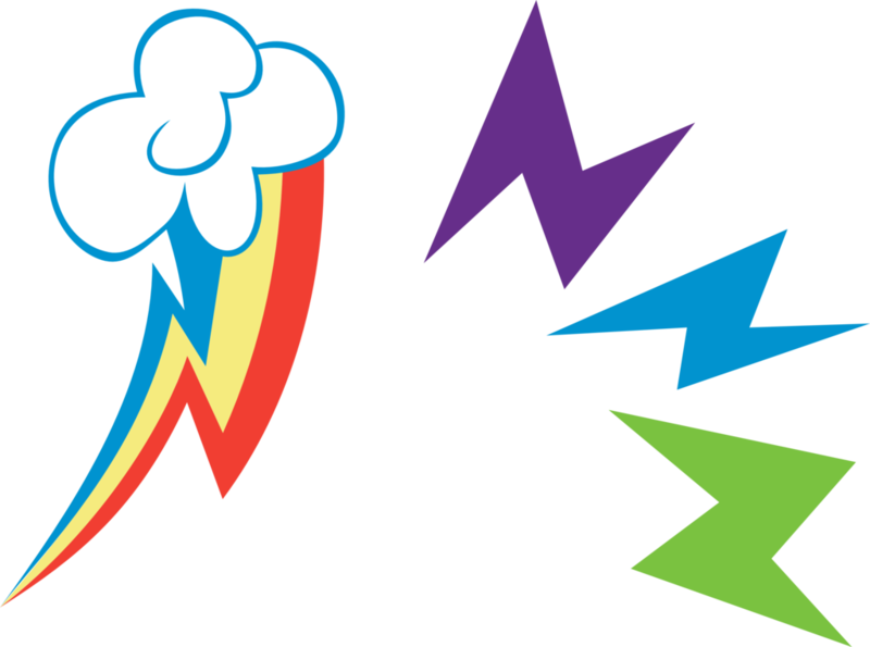 Rainbow Dash Cutie Mark Image Clipart (800x595), Png Download