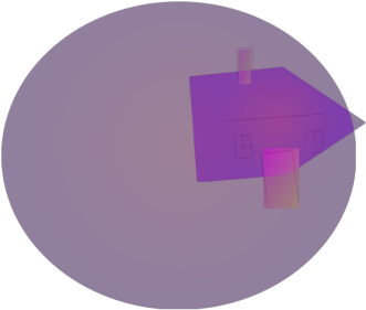 Isometric House Png Images - Circle Clipart (600x600), Png Download