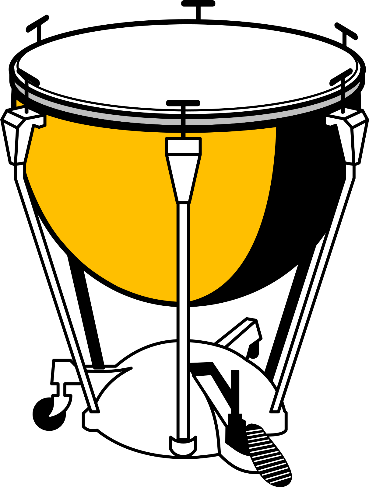 Timpani Clip Art - Png Download (1200x1584), Png Download