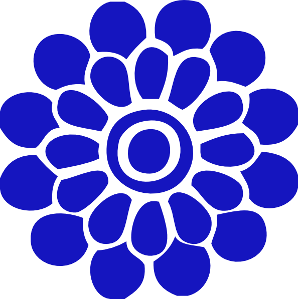 Peony Clip Art - Blue Wedding Flowers Vectors Png Transparent Png (594x597), Png Download