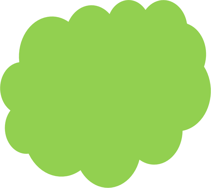Green Color Clipart 20 Free Cliparts - Diseños De Nubes En Cartulinas - Png Download (718x639), Png Download