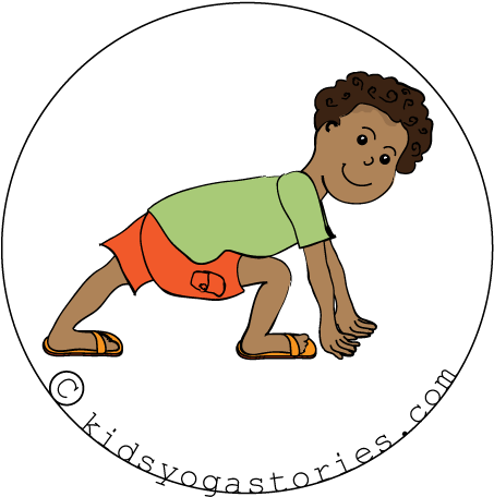 Bear Yoga Poses Kids Clipart (600x600), Png Download