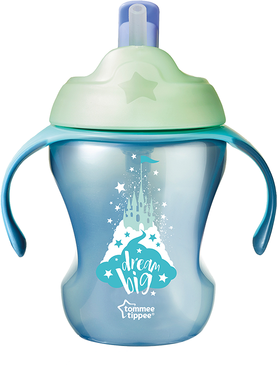 Transparent Glass Of Milk With Straw Clipart Tommee Tippee Easy Drink Straw Cup Png Download