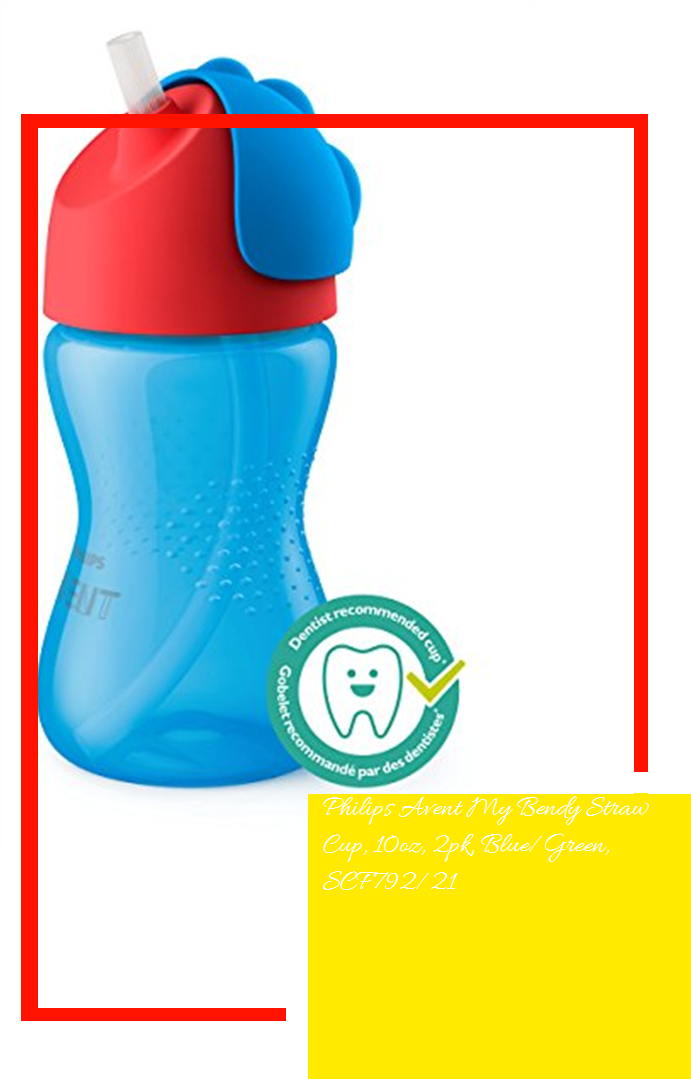 Transparent Sippy Cup Clipart - Philips Avent My Bendy Straw - Png Download (691x1079), Png Download
