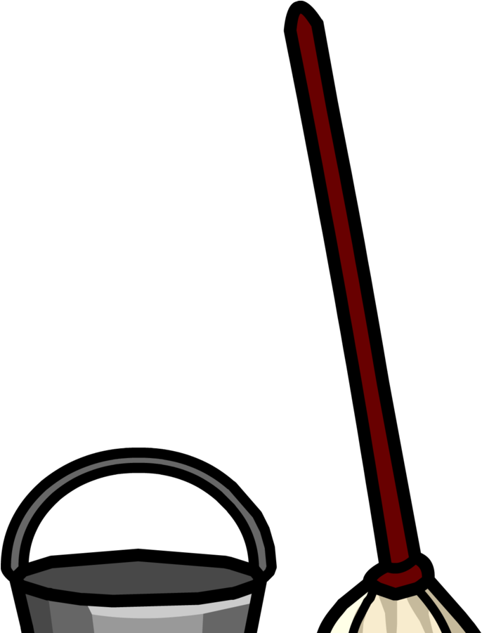 Mop And Bucket Clip Art Transparent - Png Download (720x900), Png Download