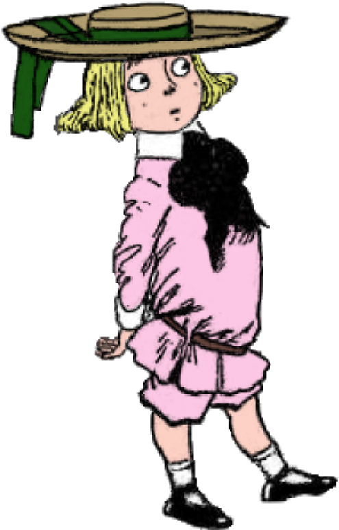 Buster Brown Alone Mod Color - Origin Of Buster Brown Clipart (593x840), Png Download