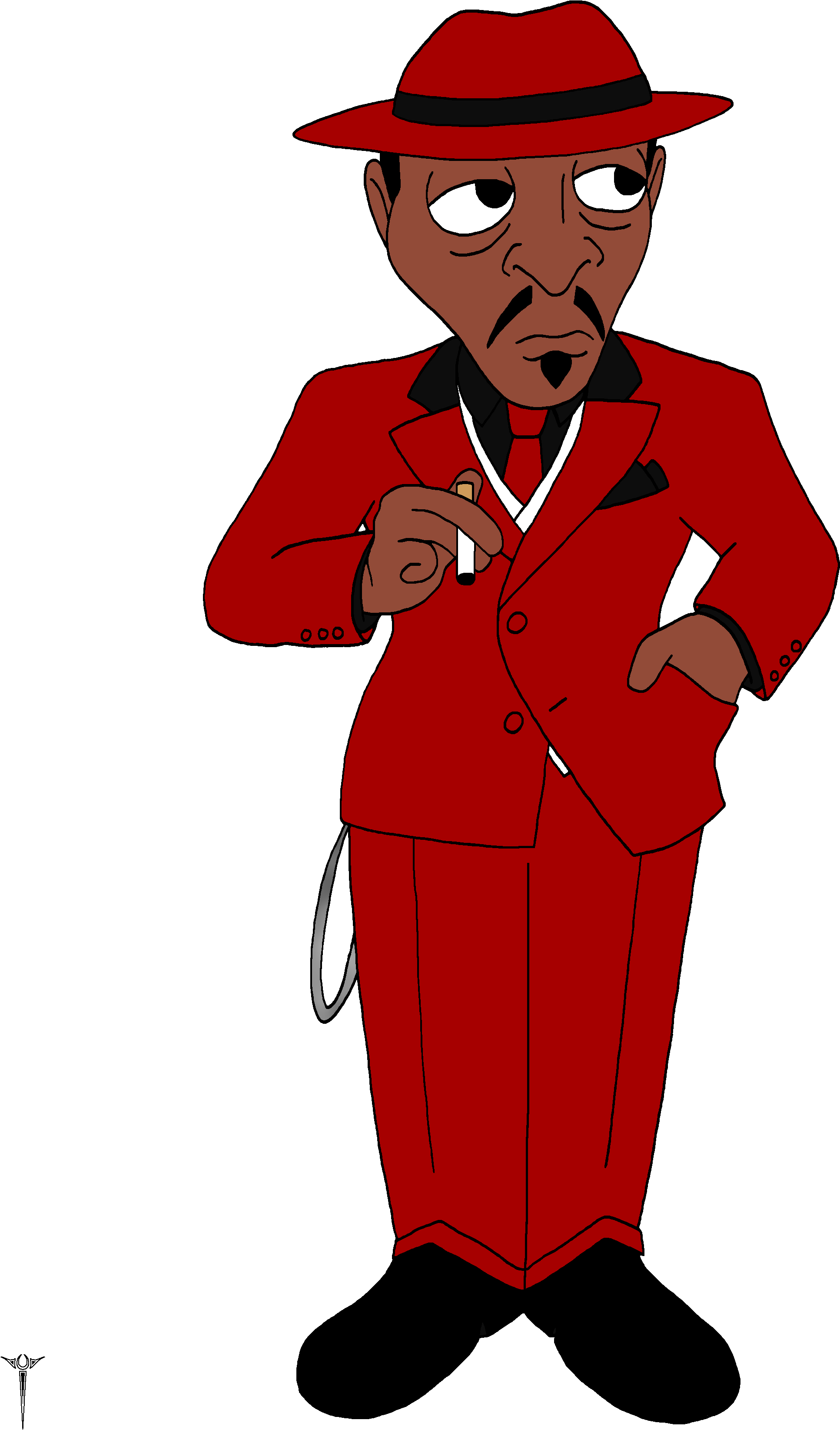 G W Cromartie - Cartoon Clipart (2500x3400), Png Download