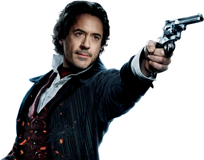 Robert Downey Jr Sherlock Png Clipart (700x535), Png Download