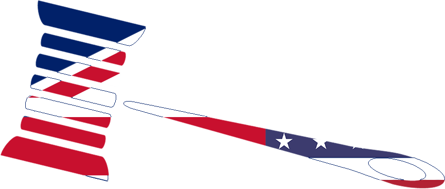 Transparent Fashion Law Institute Gavel And Spool Of Clipart (1001x471), Png Download