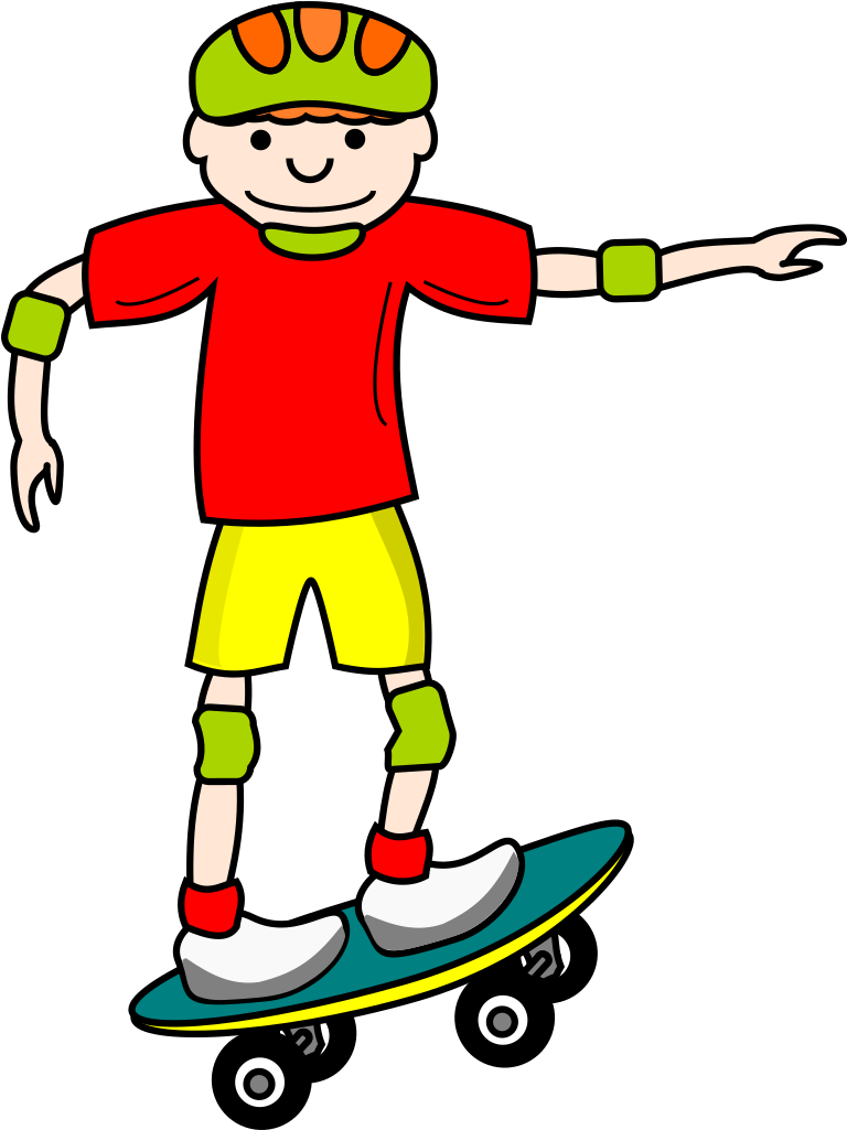 Skate Board Boy Svg Clip Arts - Skateboarding Clipart - Png Download (1024x1024), Png Download