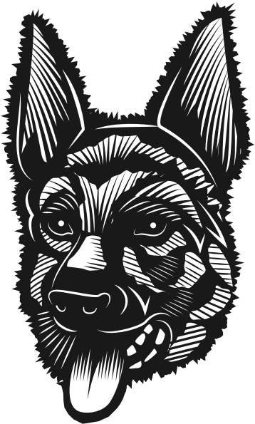 German Shepherd Clipart (600x600), Png Download