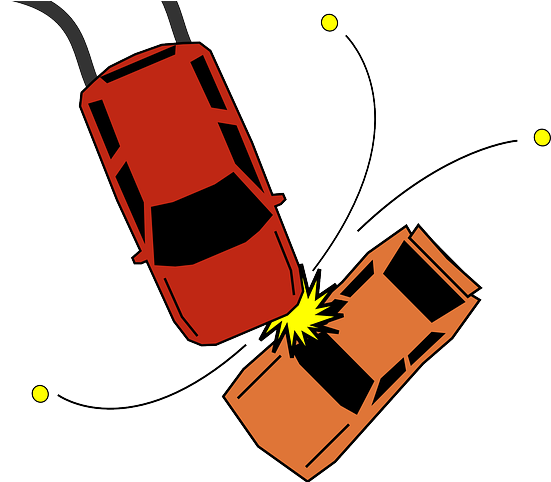 T-bone Accident, Car Accident Attorneys - Car Crash Clip Art - Png Download (640x481), Png Download