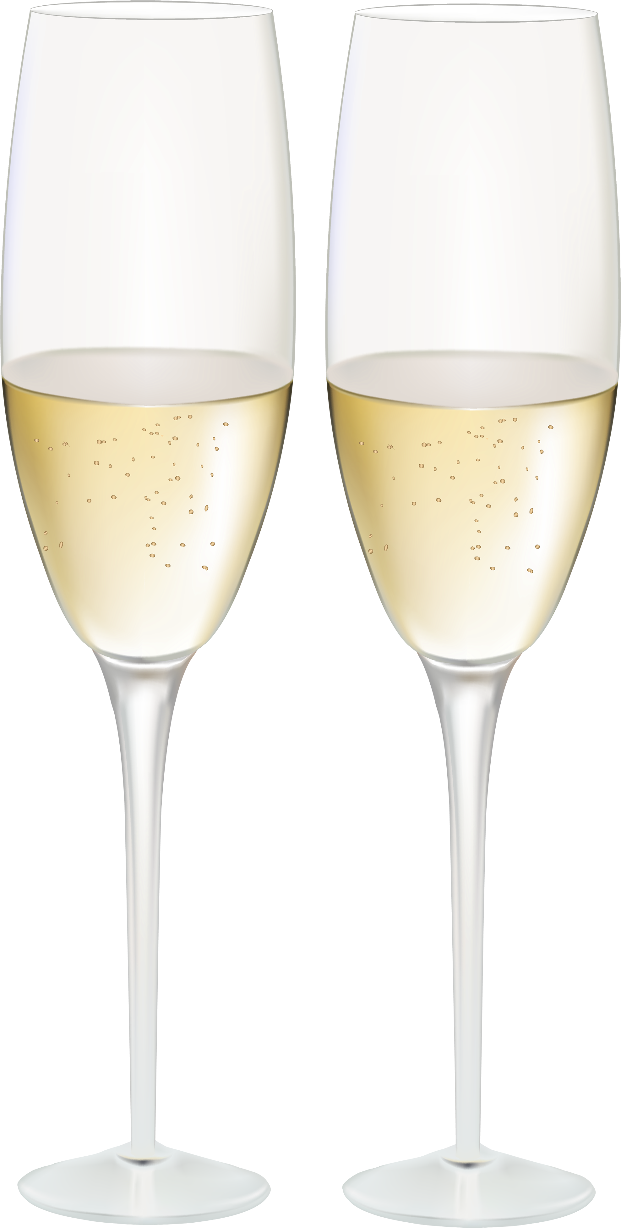 Champagne Glasses Png Clipart - Champagne Glasses Png Transparent Png (2100x4000), Png Download