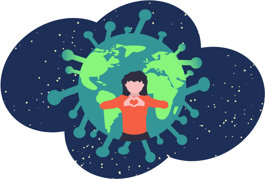 Coronavirus And Climate Change Clipart (934x655), Png Download