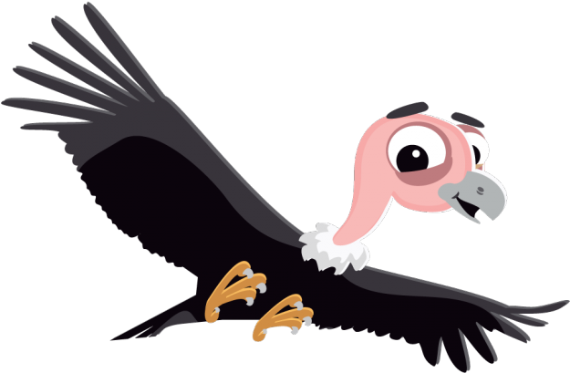 Turkey Vulture Clipart Black And White Clipart Freeuse - Clipart Vulture Png Transparent Png (640x480), Png Download