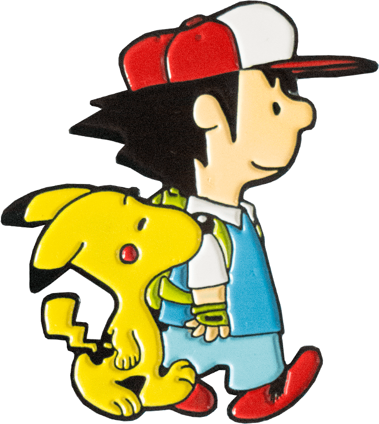 Pokenuts Pin - Cartoon Clipart (1024x1024), Png Download
