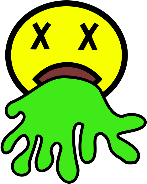 Vomit - Throwing Up Icon Transparent Clipart (600x600), Png Download