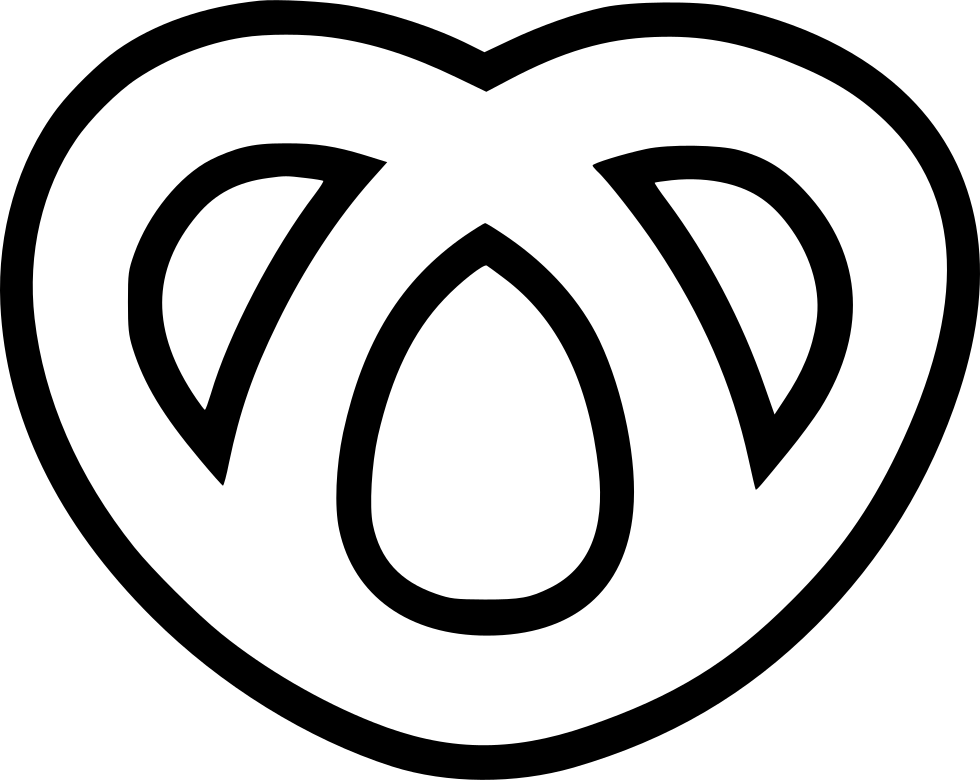 Pretzel - Circle Clipart (980x780), Png Download