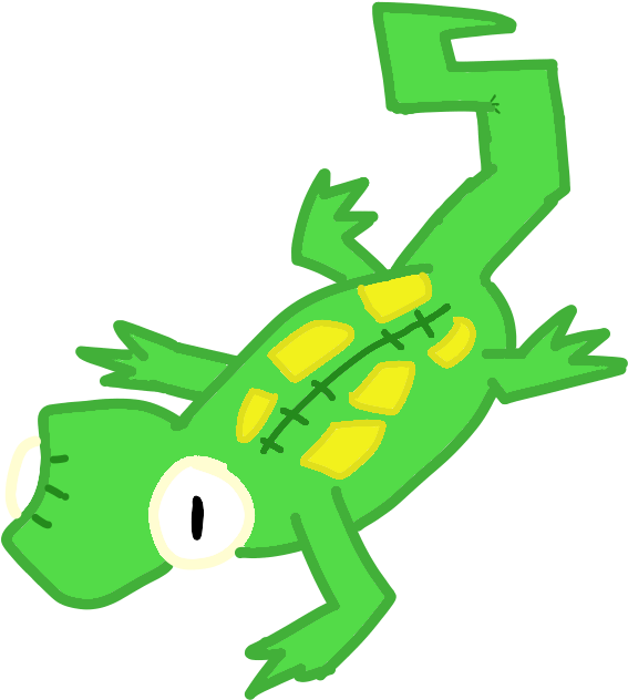 Transparent Gecko Clipart - Animal Jam Cami Frog Png (567x632), Png Download