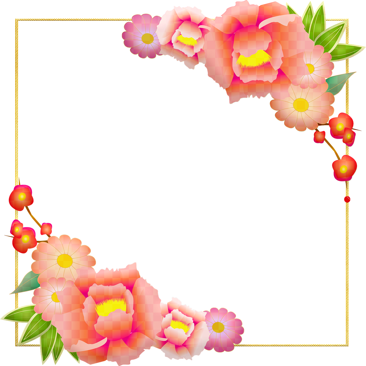 Flamingo Recipe Book: Blank Recipe Cookbook To Write Clipart (1280x1280), Png Download