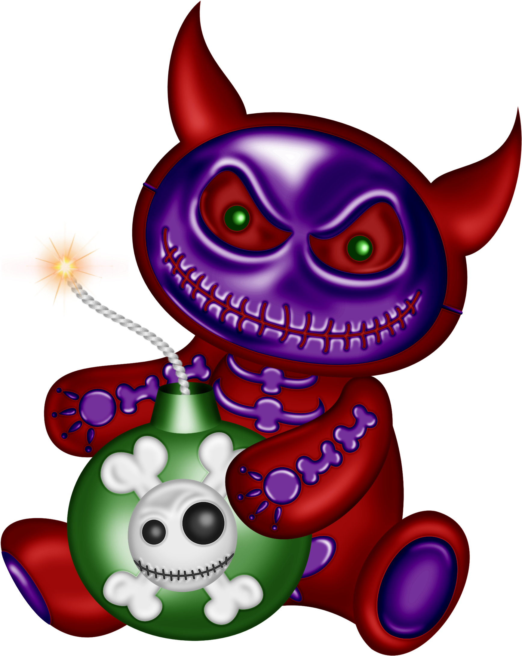 Monsters Clipart For Halloween - Png Download (1880x2293), Png Download