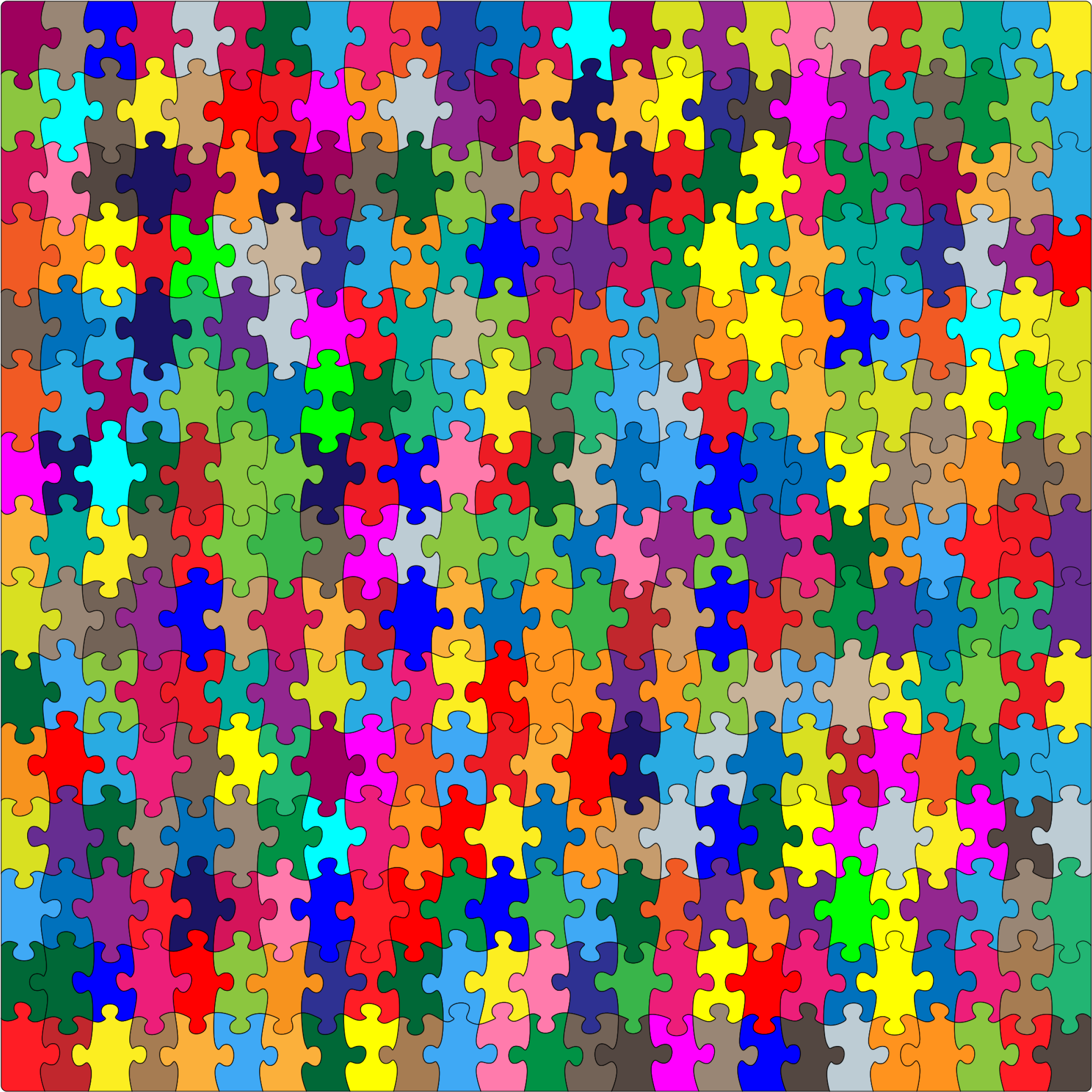 Puzzle Piece Svg Clip Arts - Jigsaw Puzzle - Png Download (2400x2400), Png Download