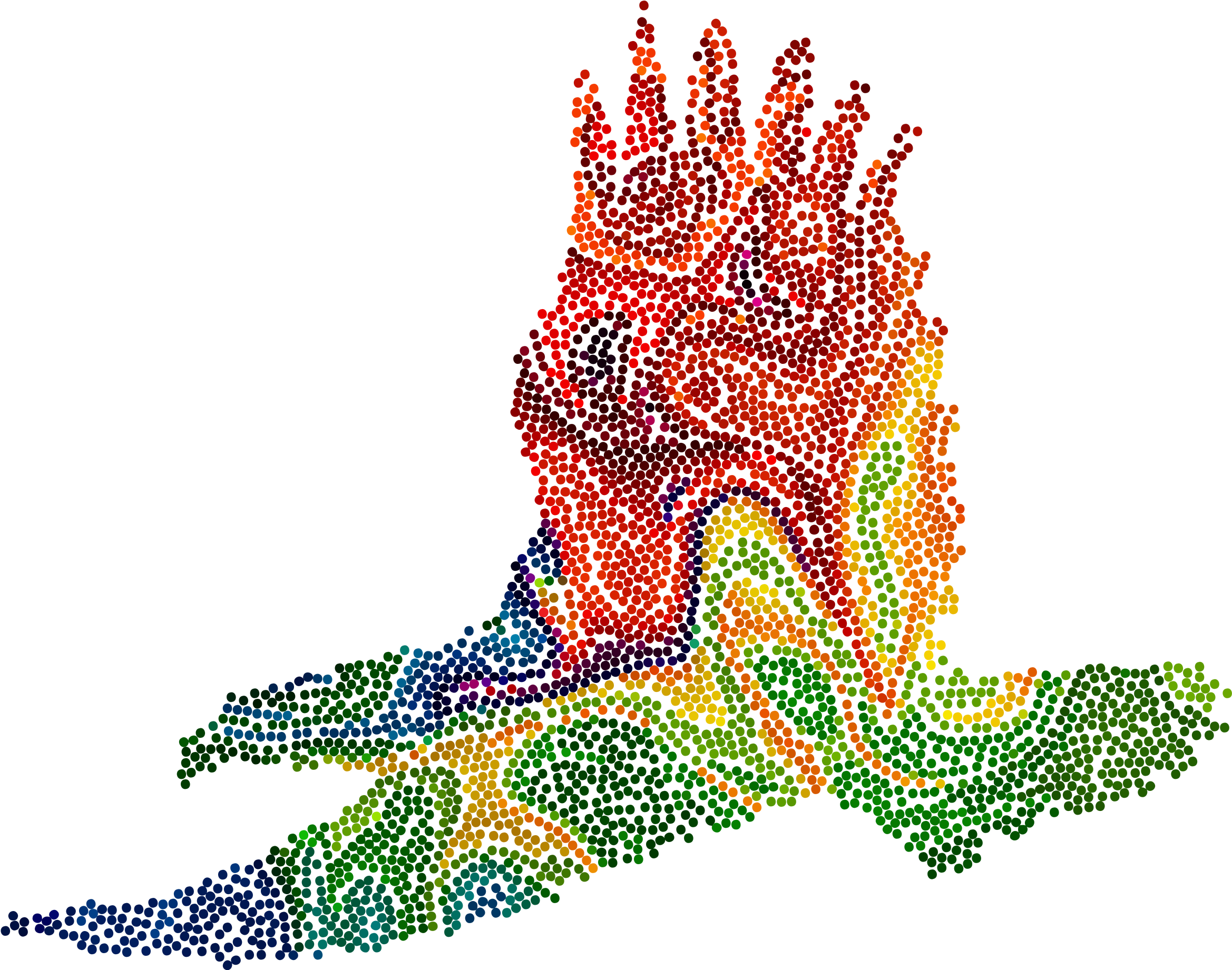 Blood Spatter Clip Art - Png Download (2400x1862), Png Download