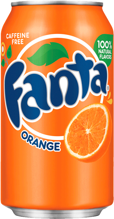 Fanta Orange Large Can Clip Arts - Fanta Orange Png Transparent Png (1024x768), Png Download