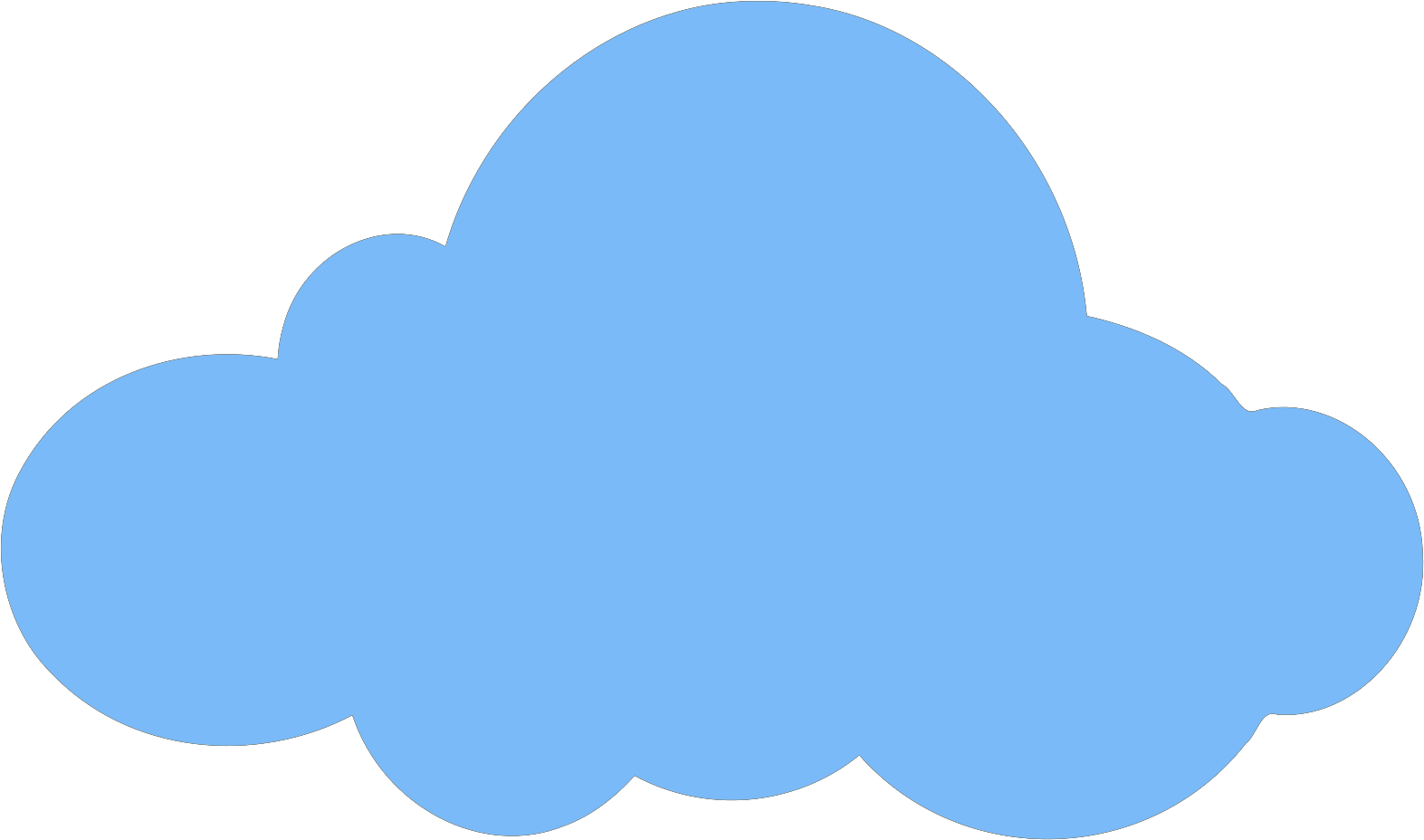 Transparent Background Clouds Clipart Png (1600x1600), Png Download