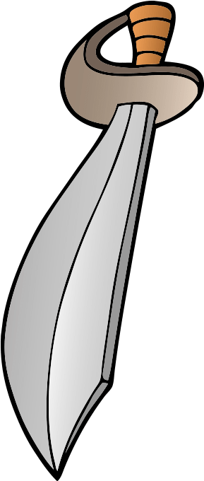 #sword #pirate #pirates #cartoon Clipart (700x700), Png Download