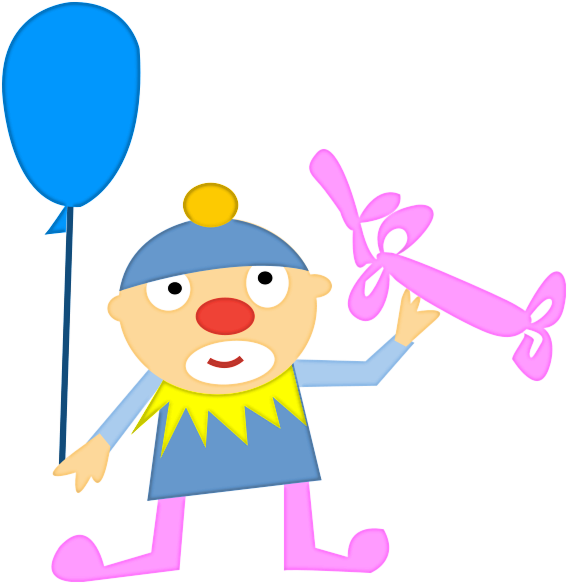 Nice Cartoon Clowns Png Clipart (583x600), Png Download