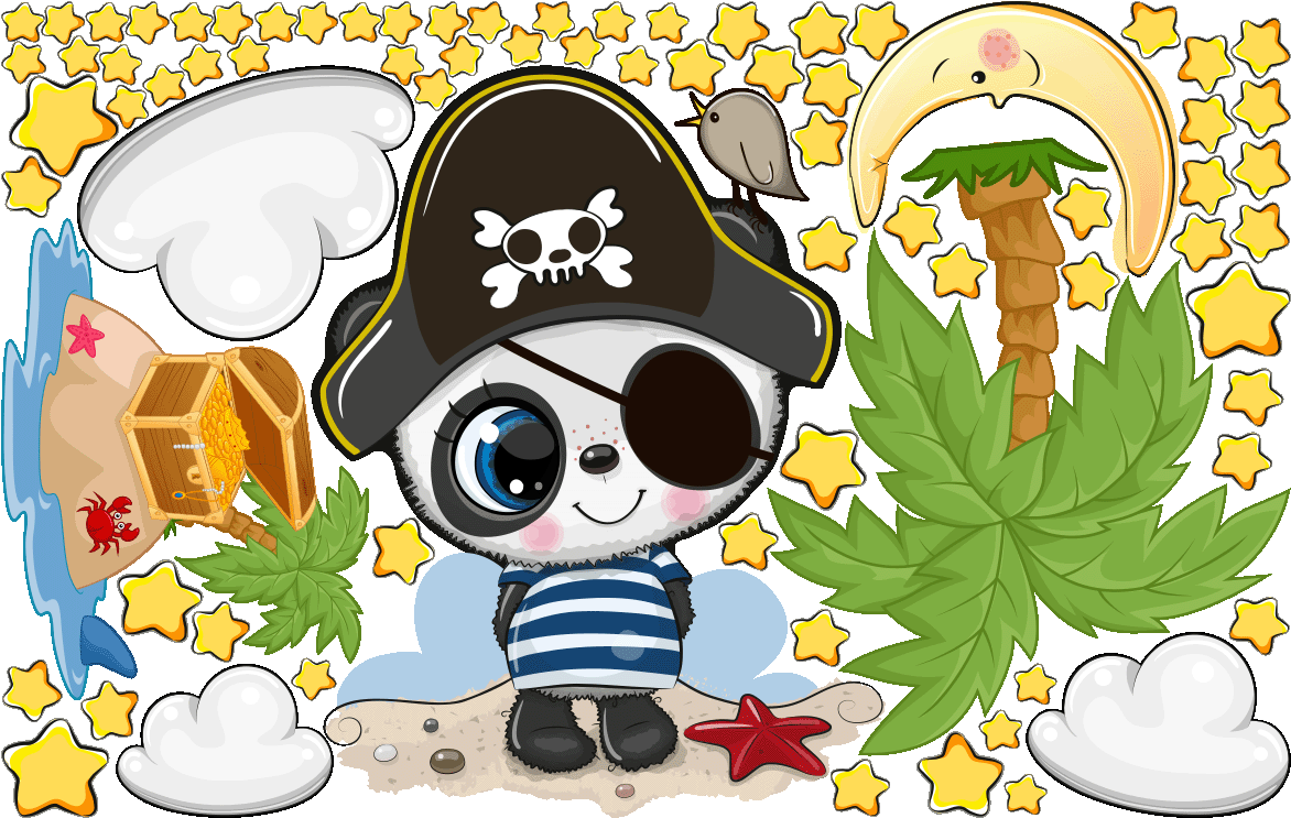 Panda Baby Cartoon Clipart (1200x1200), Png Download