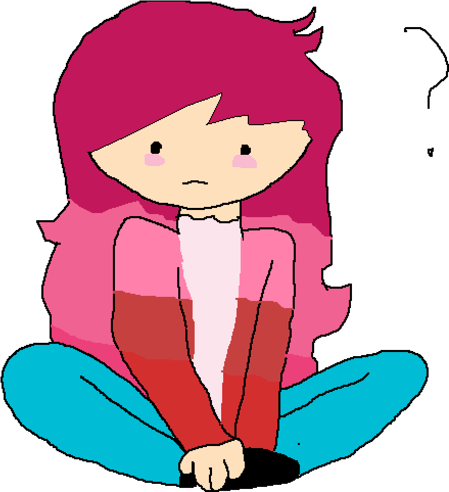 Transparent Confused Person Clipart - Sitting Confused Kid Cartoon - Png Download (879x963), Png Download