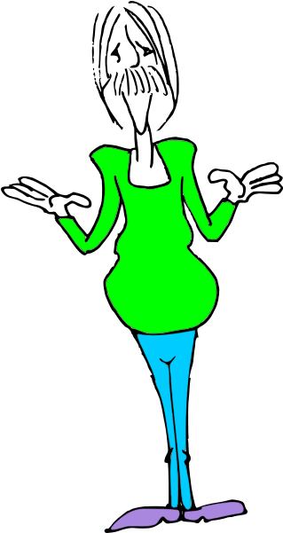 Confused Cartoon Man - Kartun Bingung Clipart (600x600), Png Download