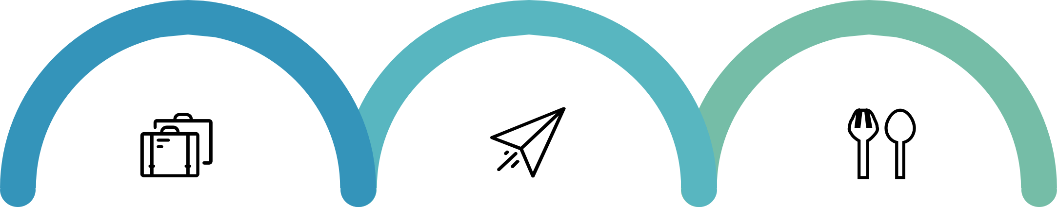 Circle Clipart (2169x426), Png Download