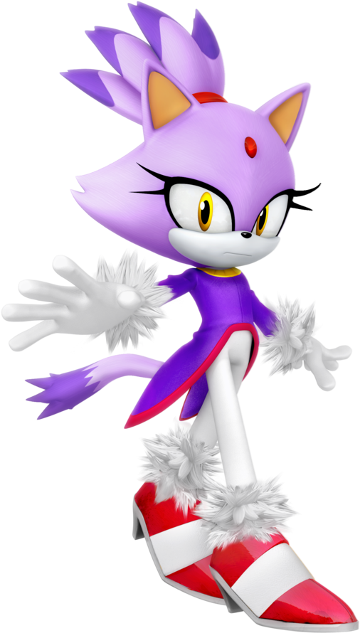 Blaze The Cat Clipart (894x894), Png Download