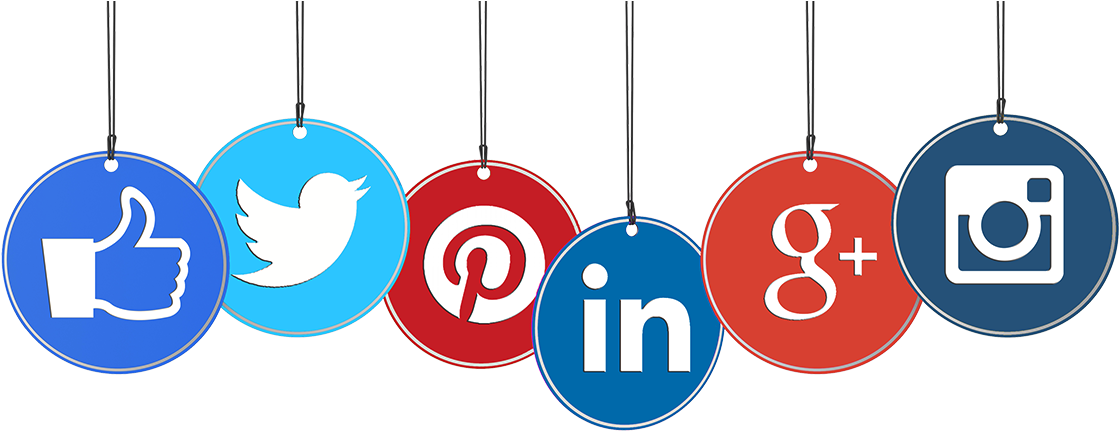 Social Clipart Holiday - Transparent Social Media Marketing - Png Download (1215x474), Png Download