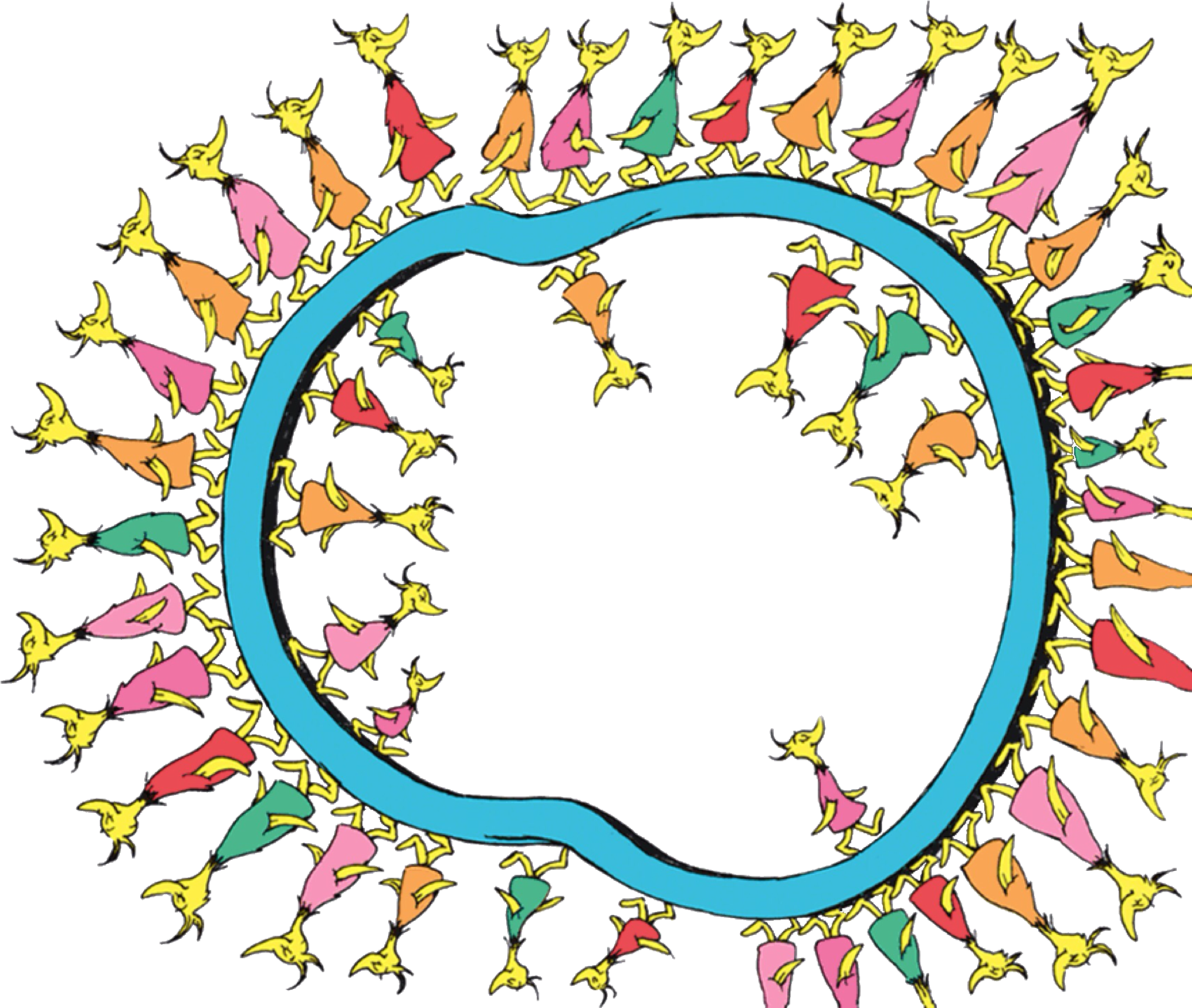 Seuss Wiki - Dr Seuss Oh The Thinks You Will Think Clipart (2048x1737), Png Download