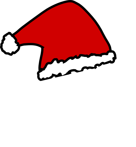 Happy Santa Christmas Emoji Clipart (552x599), Png Download