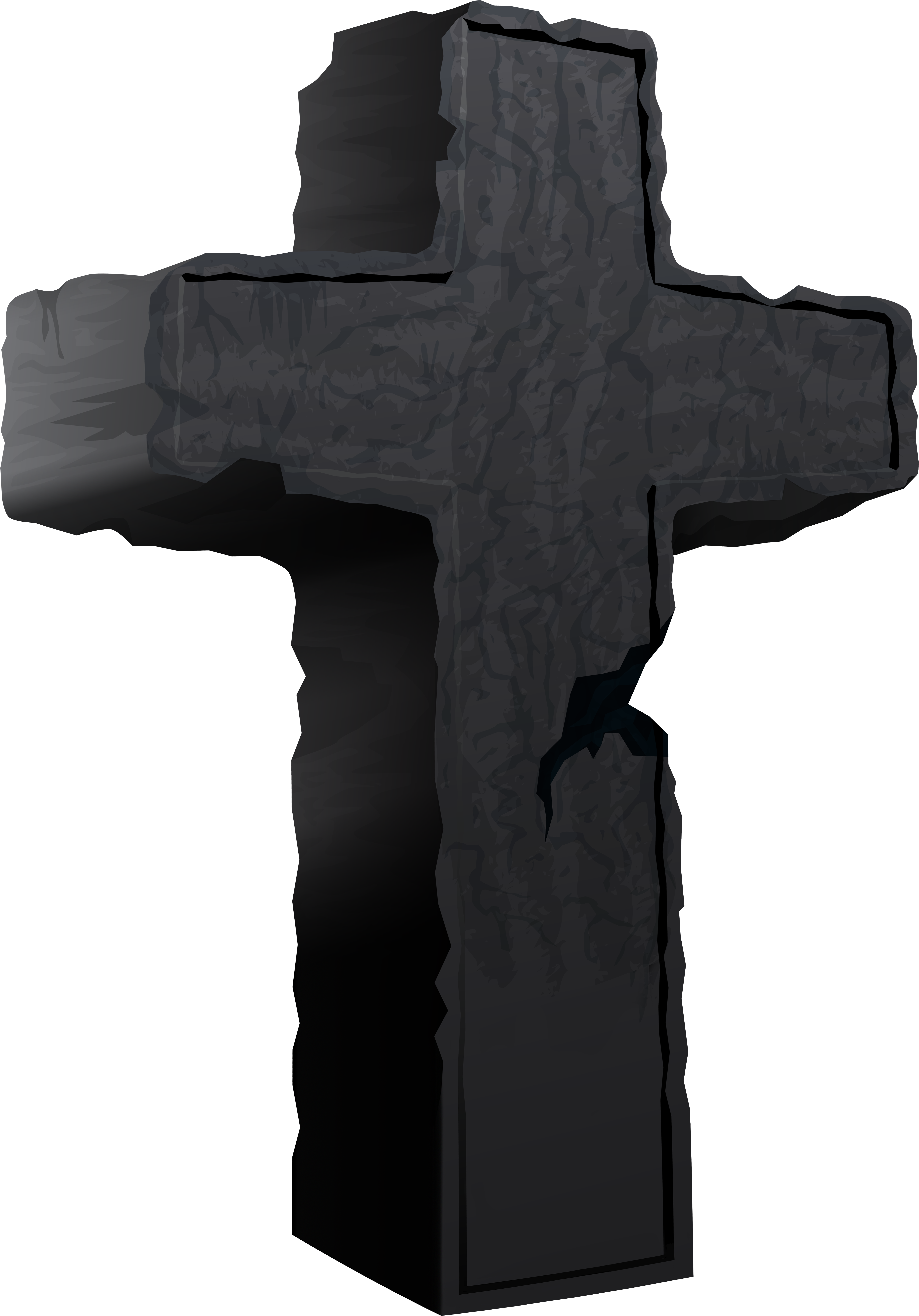 Transparent Cross And Rings Clipart - Cross Tombstone Png (5535x7925), Png Download