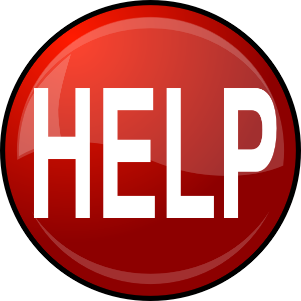 The Help Clipart Free Stock Help Clip Art At Clker - Help Free Clip Art - Png Download (600x600), Png Download