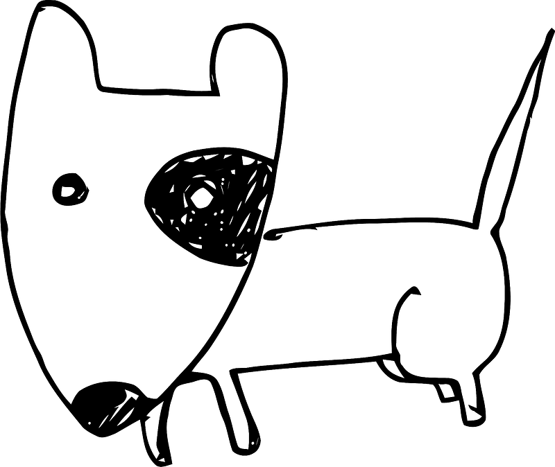 Bull Terrier Clipart - Bull Terrier Svg - Png Download (800x674), Png Download