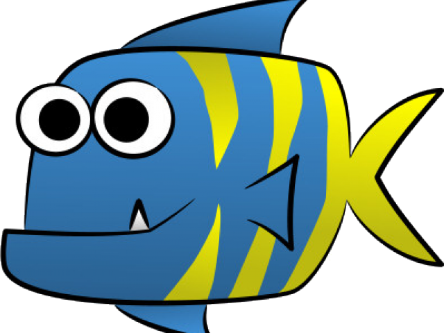 Easy To Draw Cartoon Fish Clipart (640x480), Png Download