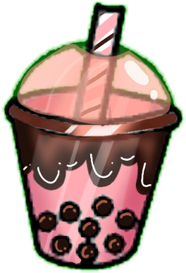 Gacha Life Boba Tea Clipart (819x480), Png Download