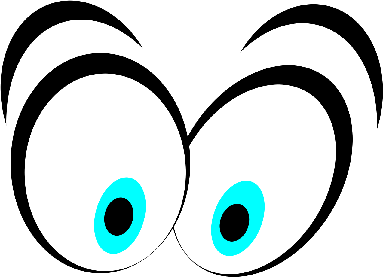 Download Eyes Looking Down Cartoon Clipart (5472611) PinClipart